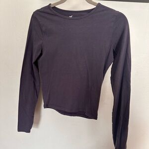 Hollister Women's Black Long Sleeve Top